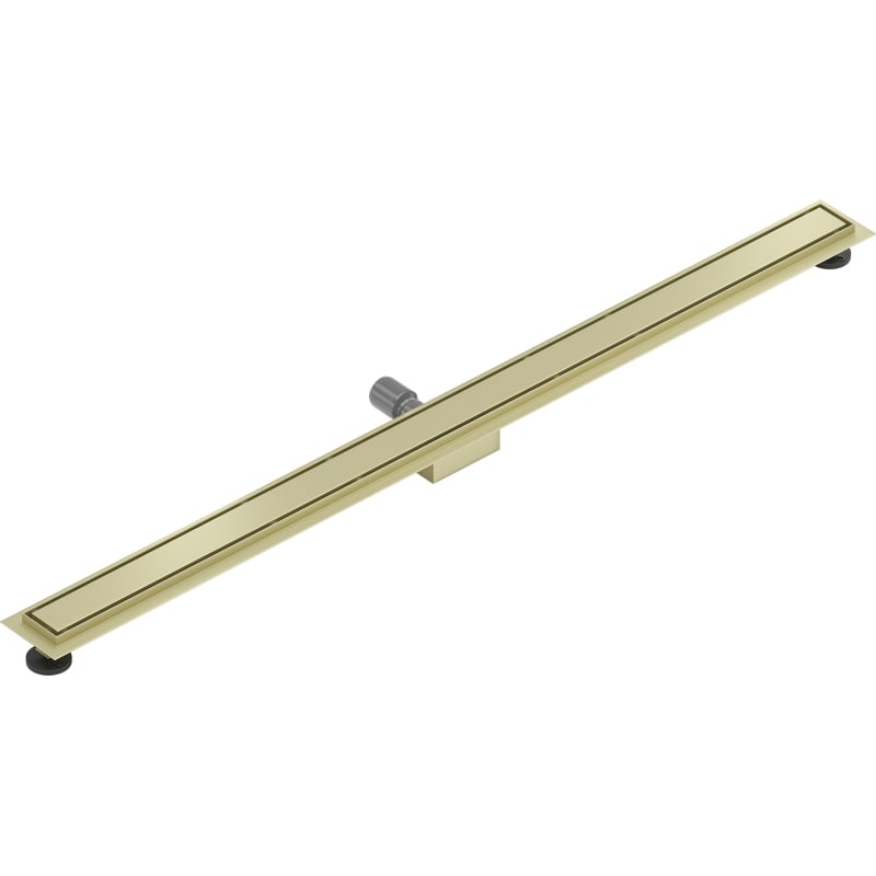 Mexen Flat M13 odpływ liniowy 2w1 110 cm, złoty szczotkowany - 1A10110