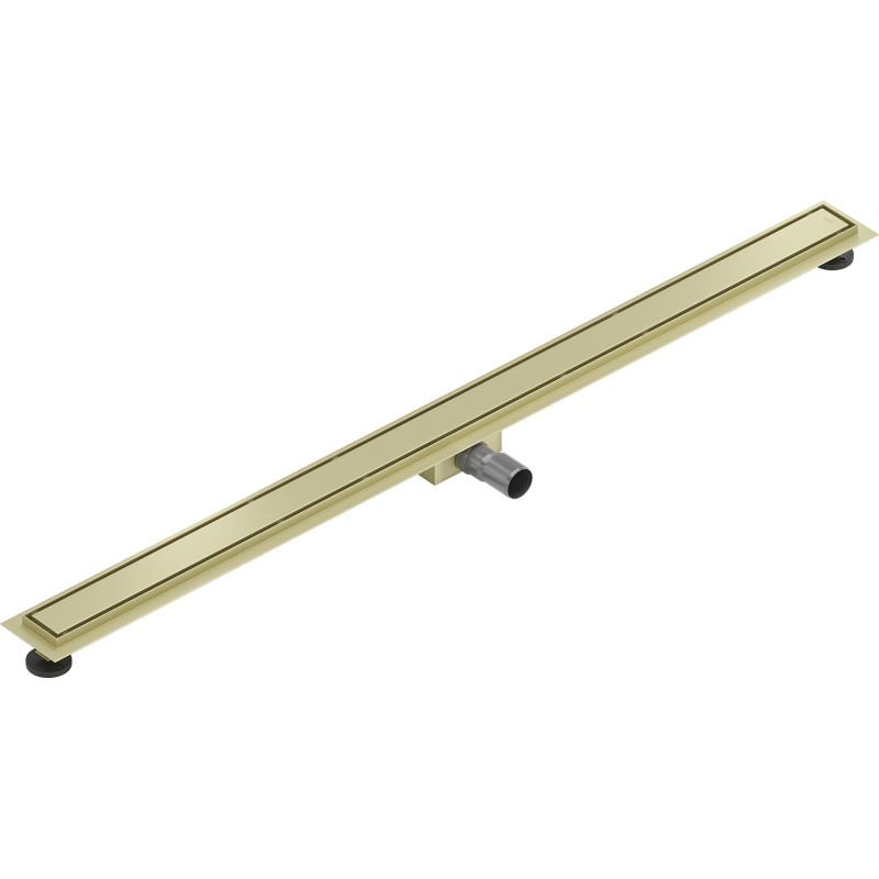 Mexen Flat M13 odpływ liniowy 2w1 160 cm, złoty szczotkowany - 1A10160