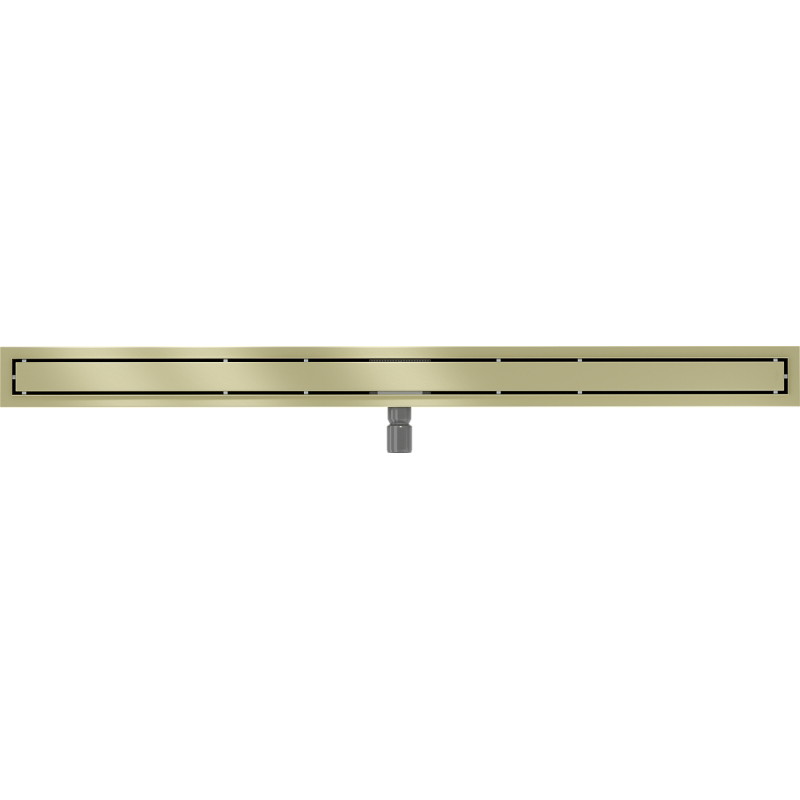 Mexen Flat M13 odpływ liniowy 2w1 160 cm, złoty szczotkowany - 1A10160