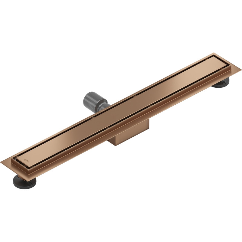 Mexen Flat M13 odpływ liniowy 2w1 50 cm, miedź szczotkowana - 1C10050-15