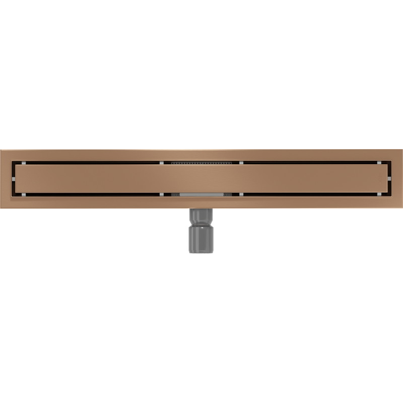 Mexen Flat M13 odpływ liniowy 2w1 50 cm, miedź szczotkowana - 1C10050-15
