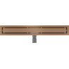 Mexen Flat M13 odpływ liniowy 2w1 50 cm, miedź szczotkowana - 1C10050-15