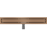 Mexen Flat M13 odpływ liniowy 2w1 70 cm, miedź szczotkowana - 1C10070-15