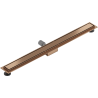 Mexen Flat M13 odpływ liniowy 2w1 80 cm, miedź szczotkowana - 1C10080-15