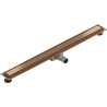 Mexen Flat M13 odpływ liniowy 2w1 80 cm, miedź szczotkowana - 1C10080-15