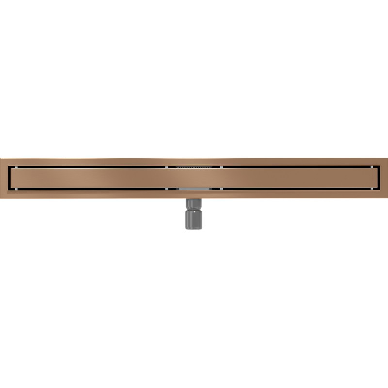 Mexen Flat M13 odpływ liniowy 2w1 80 cm, miedź szczotkowana - 1C10080-15