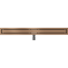 Mexen Flat M13 odpływ liniowy 2w1 80 cm, miedź szczotkowana - 1C10080-15