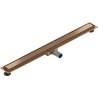 Mexen Flat M13 odpływ liniowy 2w1 100 cm, miedź szczotkowana - 1C10100-15