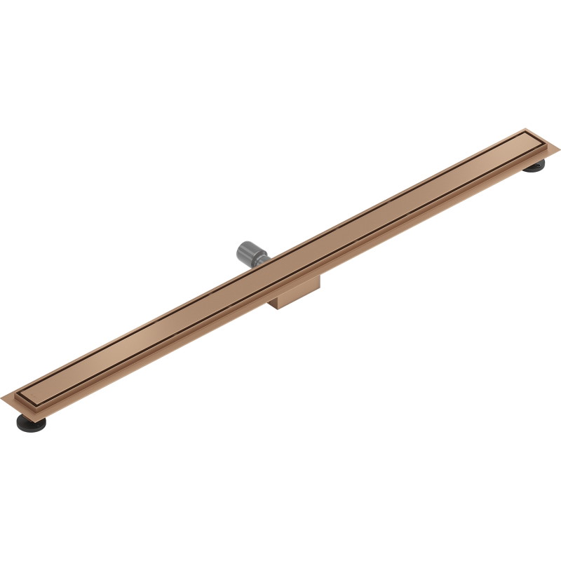 Mexen Flat M13 odpływ liniowy 2w1 120 cm, miedź szczotkowana - 1C10120