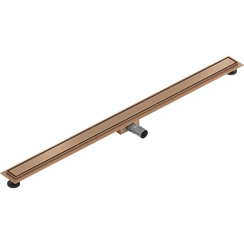Mexen Flat M13 odpływ liniowy 2w1 150 cm, miedź szczotkowana - 1C10150
