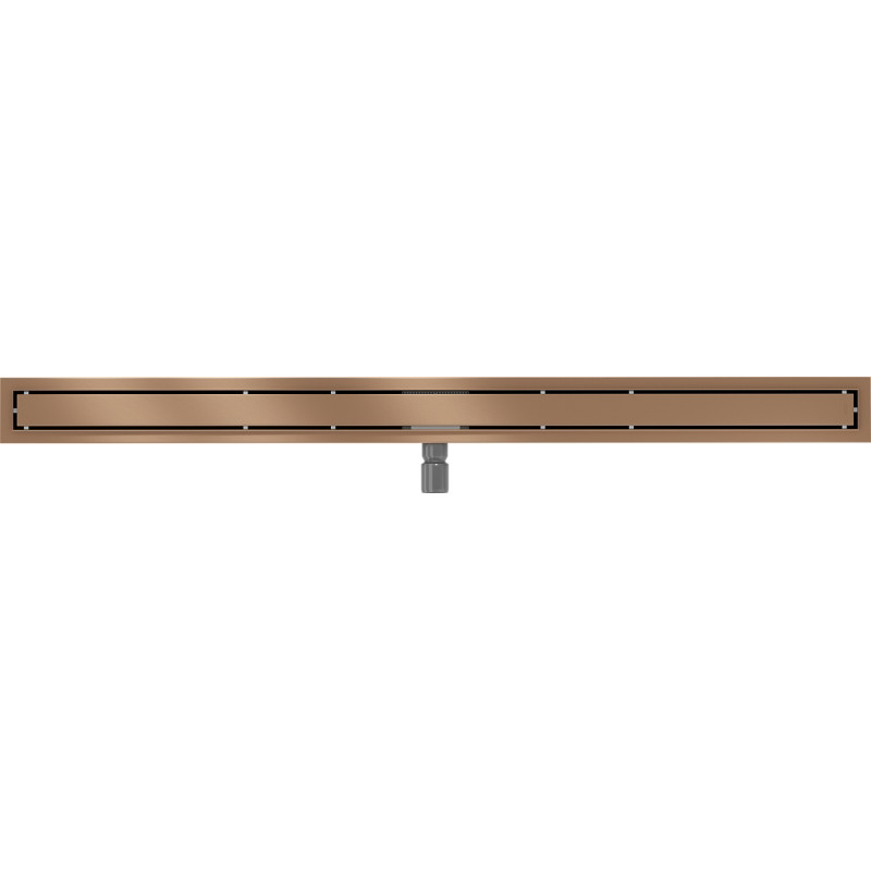 Mexen Flat M13 odpływ liniowy 2w1 160 cm, miedź szczotkowana - 1C10160