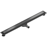 Mexen Flat 360° M13 odpływ liniowy obrotowy 2w1 100 cm, gun gray szczotkowany - 1E10100-40