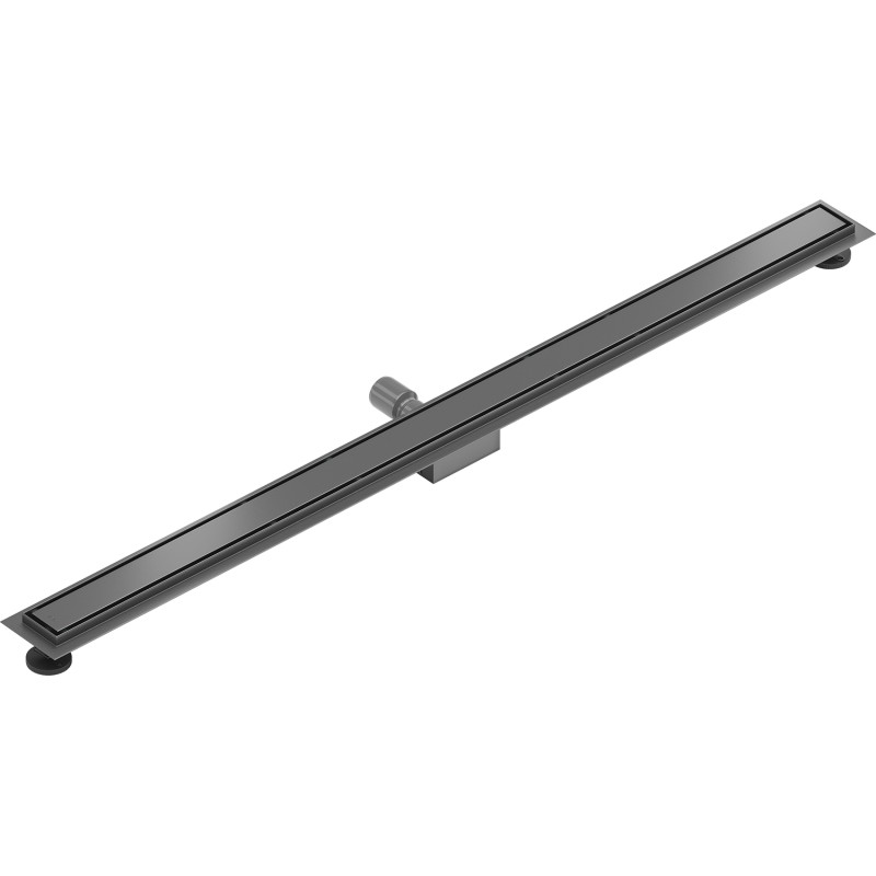 Mexen Flat M13 odpływ liniowy 2w1 110 cm, gun gray szczotkowany - 1E10110