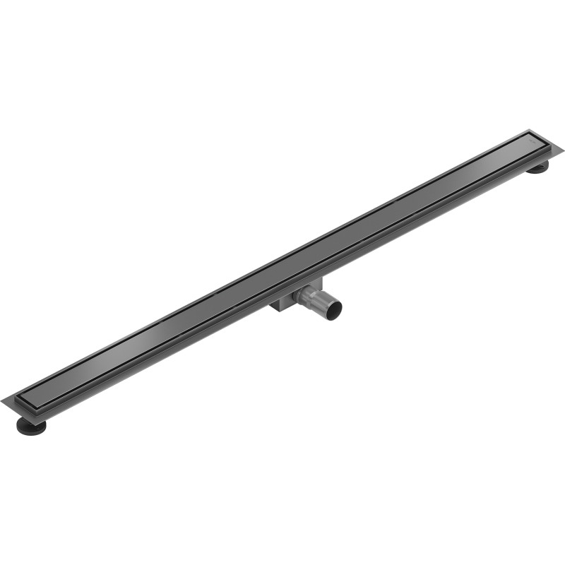 Mexen Flat M13 odpływ liniowy 2w1 130 cm, gun gray szczotkowany - 1E10130