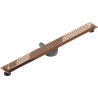 Mexen Flat 360° M15 odpływ liniowy obrotowy 100 cm, różowe złoto - 1624100-40