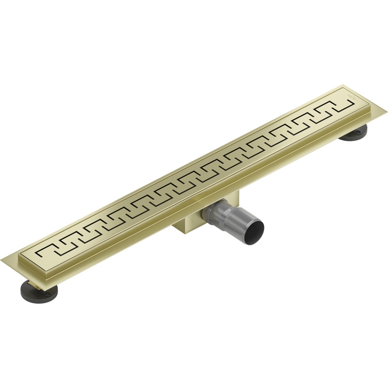 Mexen Flat M15 odpływ liniowy 60 cm, złoty szczotkowany - 1A24060-15