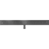 Mexen Flat M15 odpływ liniowy 90 cm, gun gray szczotkowany - 1E24090-15