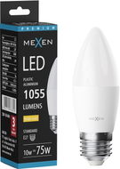 Mexen Nova żarówka LED E27, C37, 10W, Ciepła - 3000K, 1055 lm - L102-E27-1030-01