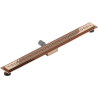 Mexen Flat M18 odpływ liniowy 80 cm, różowe złoto - 1623080-15
