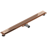 Mexen Flat M18 odpływ liniowy 80 cm, różowe złoto - 1623080-15