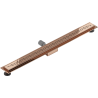 Mexen Flat M18 odpływ liniowy 90 cm, różowe złoto - 1623090-15