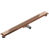 Mexen Flat M18 odpływ liniowy 100 cm, różowe złoto - 1623100-15