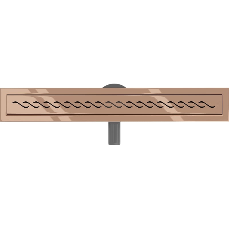 Mexen Flat 360° M18 odpływ liniowy obrotowy 50 cm, różowe złoto - 1623050-40