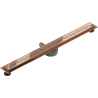 Mexen Flat 360° M18 odpływ liniowy obrotowy 100 cm, różowe złoto - 1623100-40