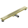 Mexen Flat M18 odpływ liniowy 60 cm, złoty szczotkowany - 1A23060-15