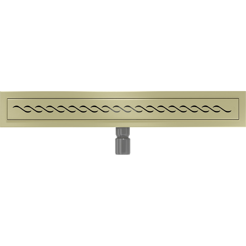 Mexen Flat M18 odpływ liniowy 60 cm, złoty szczotkowany - 1A23060-15