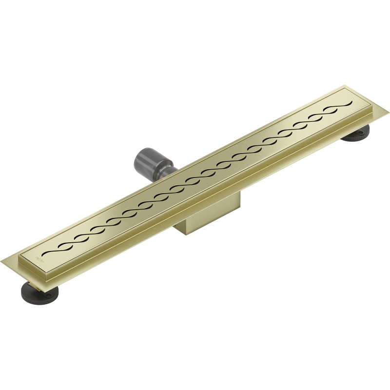 Mexen Flat M18 odpływ liniowy 70 cm, złoty szczotkowany - 1A23070-15