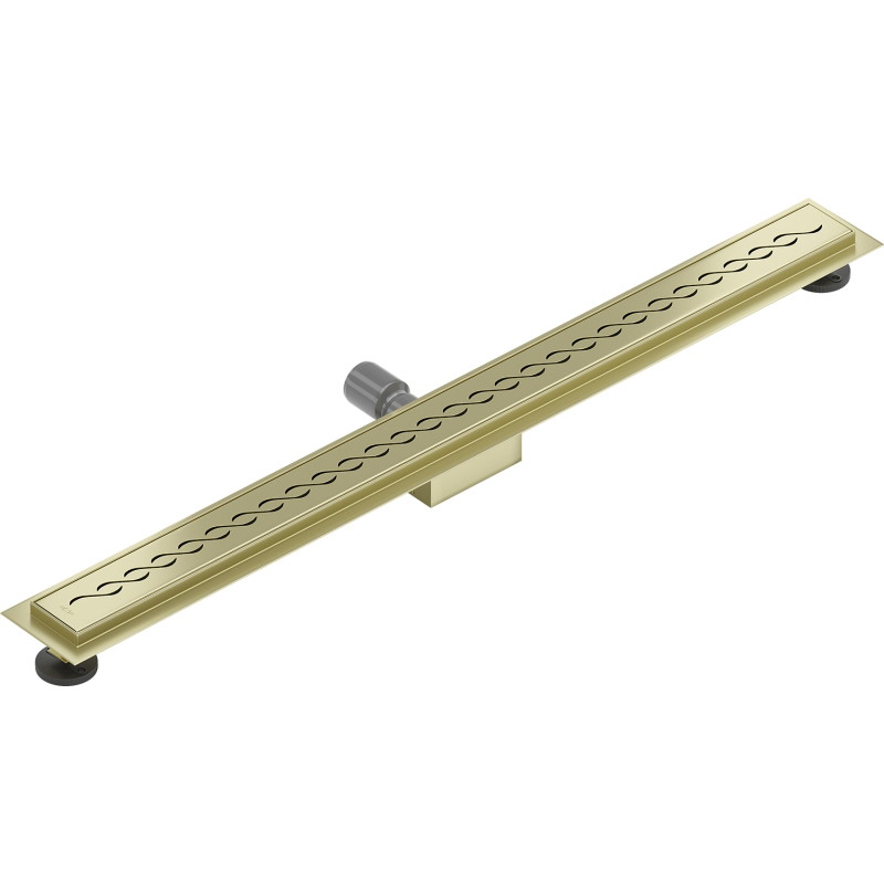 Mexen Flat M18 odpływ liniowy 90 cm, złoty szczotkowany - 1A23090-15