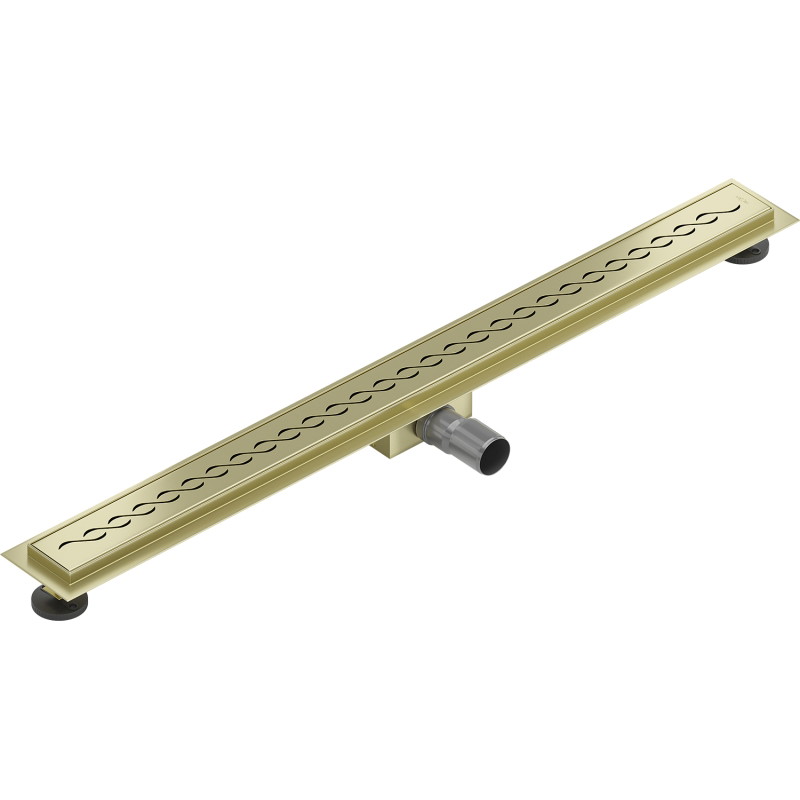 Mexen Flat M18 odpływ liniowy 90 cm, złoty szczotkowany - 1A23090-15