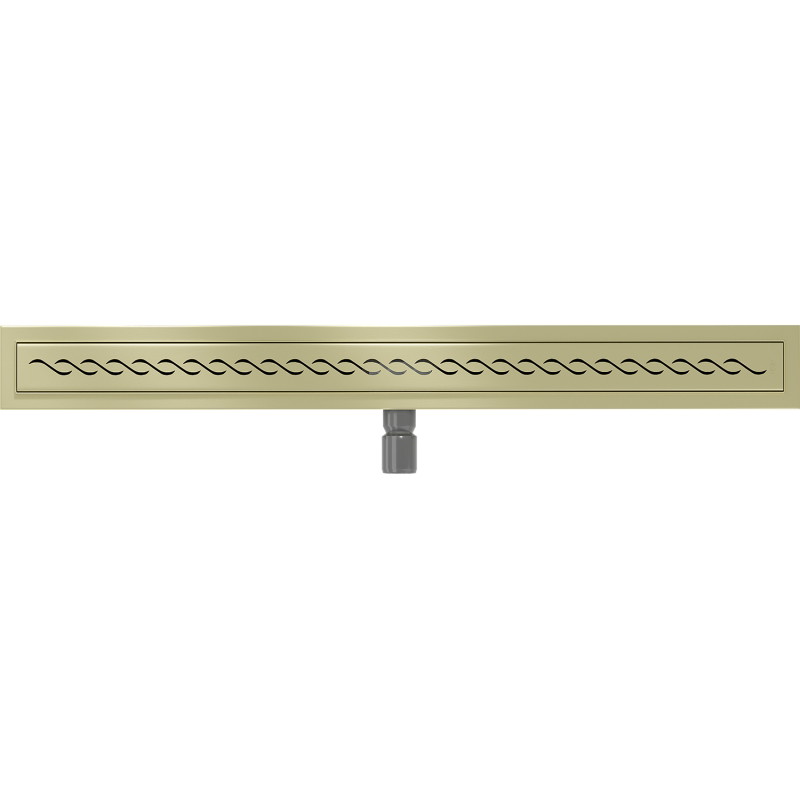 Mexen Flat M18 odpływ liniowy 100 cm, złoty szczotkowany - 1A23100-15