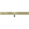 Mexen Flat M18 odpływ liniowy 100 cm, złoty szczotkowany - 1A23100-15