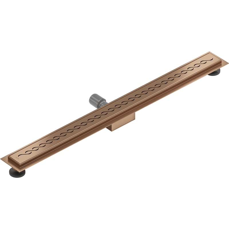 Mexen Flat M18 odpływ liniowy 90 cm, miedź szczotkowana - 1C23090-15