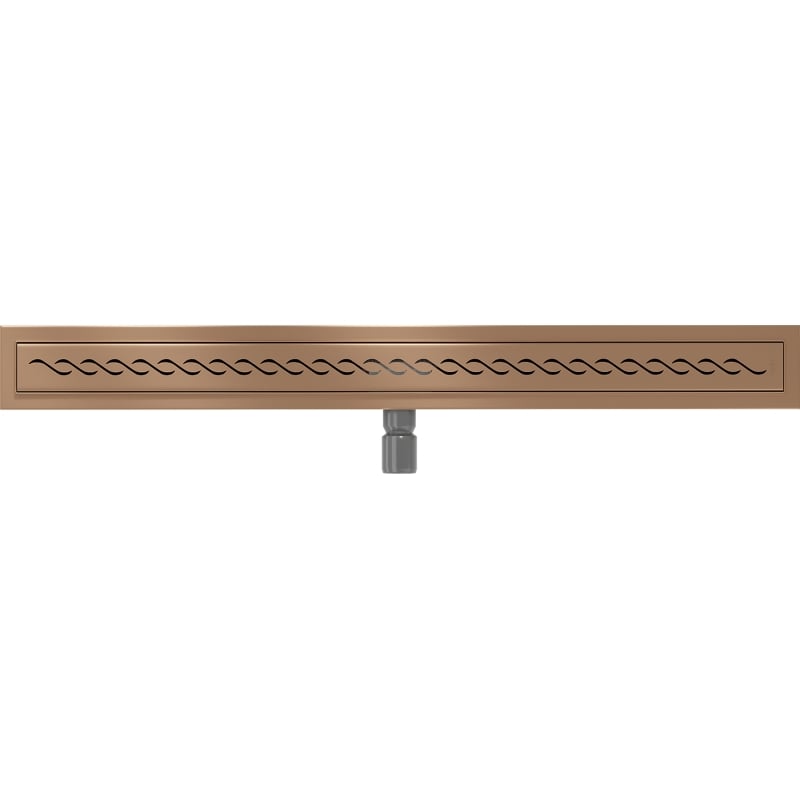 Mexen Flat M18 odpływ liniowy 90 cm, miedź szczotkowana - 1C23090-15