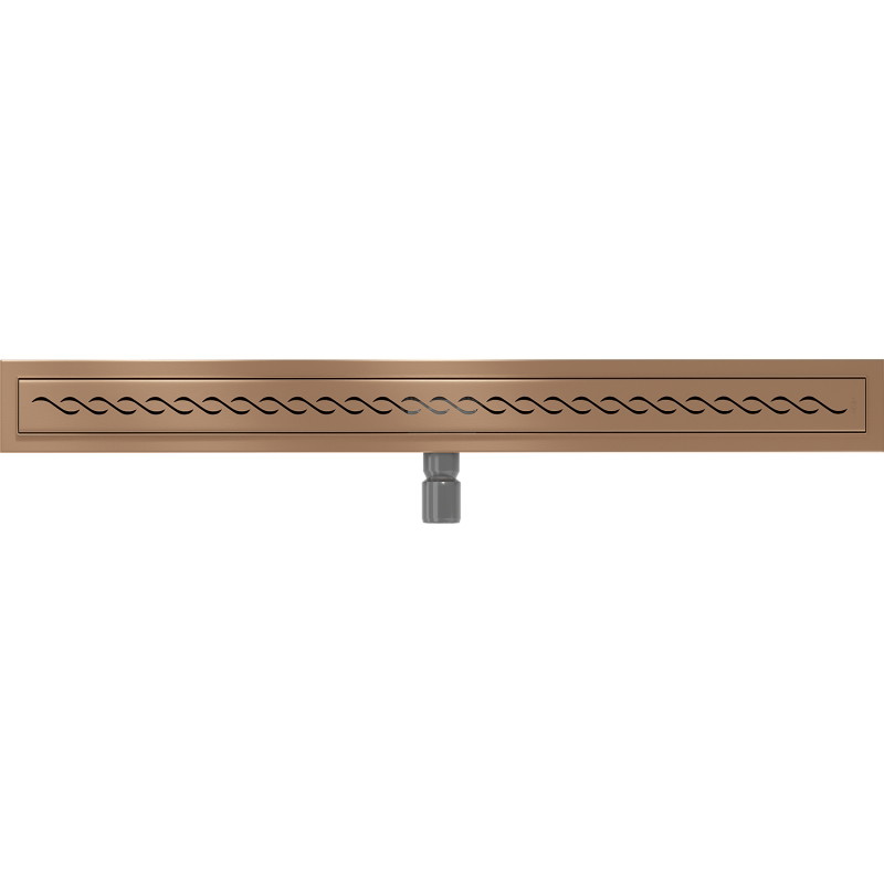 Mexen Flat M18 odpływ liniowy 100 cm, miedź szczotkowana - 1C23100-15