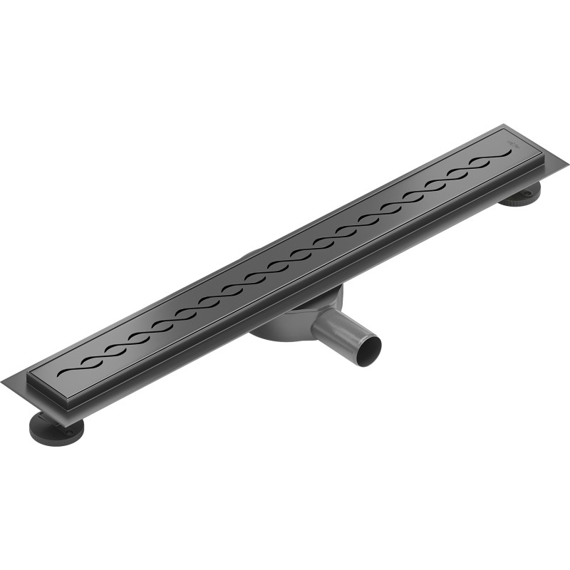 Mexen Flat 360° M18 odpływ liniowy obrotowy 50 cm, gun gray szczotkowany - 1E23050-40