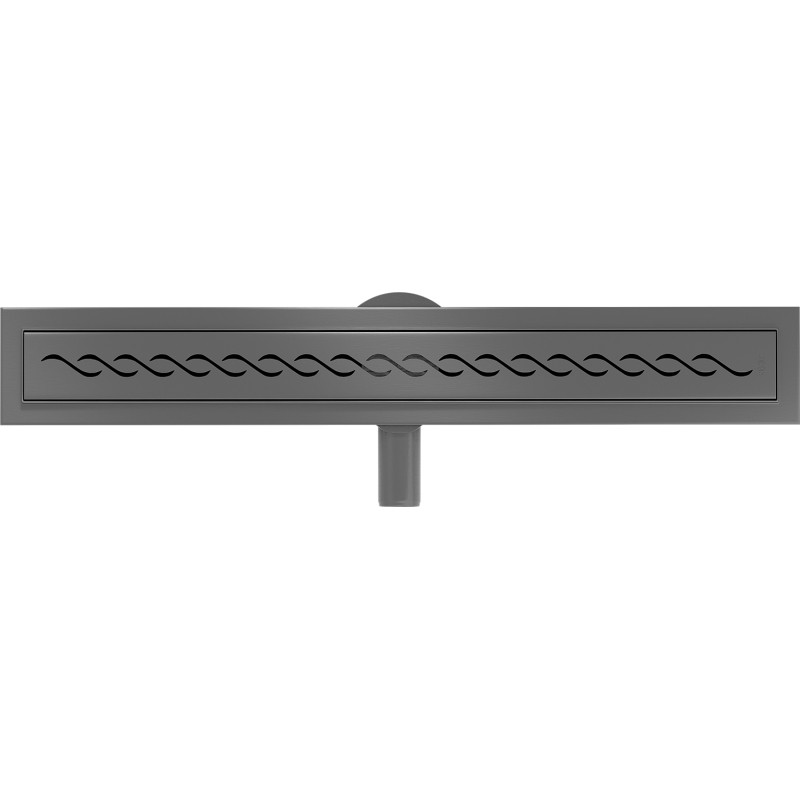 Mexen Flat 360° M18 odpływ liniowy obrotowy 50 cm, gun gray szczotkowany - 1E23050-40
