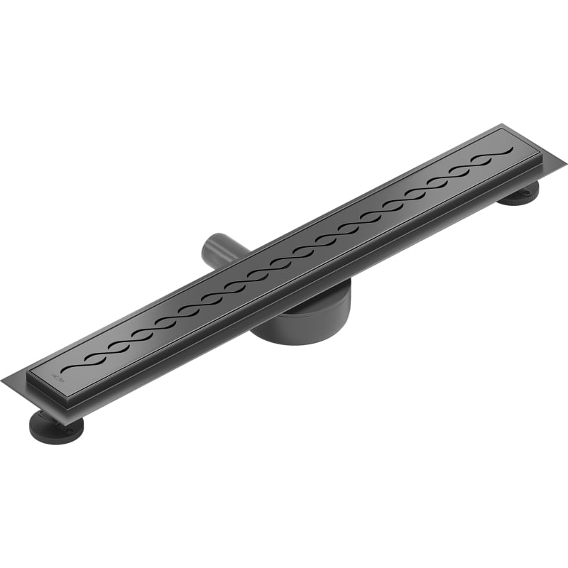 Mexen Flat 360° M18 odpływ liniowy obrotowy 60 cm, gun gray szczotkowany - 1E23060-40