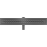 Mexen Flat 360° M18 odpływ liniowy obrotowy 60 cm, gun gray szczotkowany - 1E23060-40