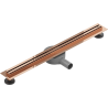 Mexen Flat 360° Slim odpływ liniowy obrotowy 50 cm, różowe złoto - 1641050