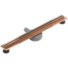 Mexen Flat 360° Slim odpływ liniowy obrotowy 50 cm, różowe złoto - 1641050