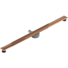Mexen Flat 360° Slim odpływ liniowy obrotowy 130 cm, różowe złoto - 1641130