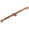 Mexen Flat 360° Slim odpływ liniowy obrotowy 140 cm, różowe złoto - 1641140