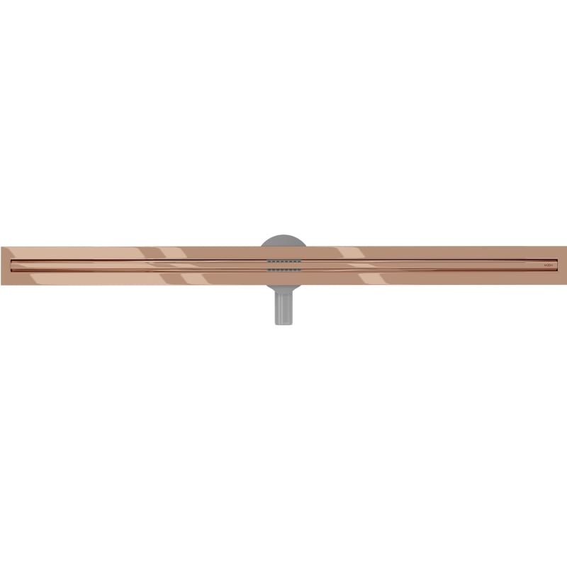 Mexen Flat 360° Slim odpływ liniowy obrotowy 140 cm, różowe złoto - 1641140
