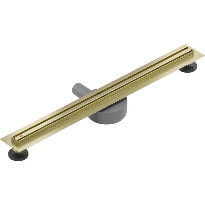 Mexen Flat 360° Slim odpływ liniowy obrotowy 60 cm, złoty szczotkowany - 1A41060