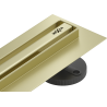 Mexen Flat 360° Slim odpływ liniowy obrotowy 150 cm, złoty szczotkowany - 1A41150