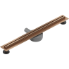 Mexen Flat 360° Slim odpływ liniowy obrotowy 50 cm, miedź szczotkowana - 1C41050